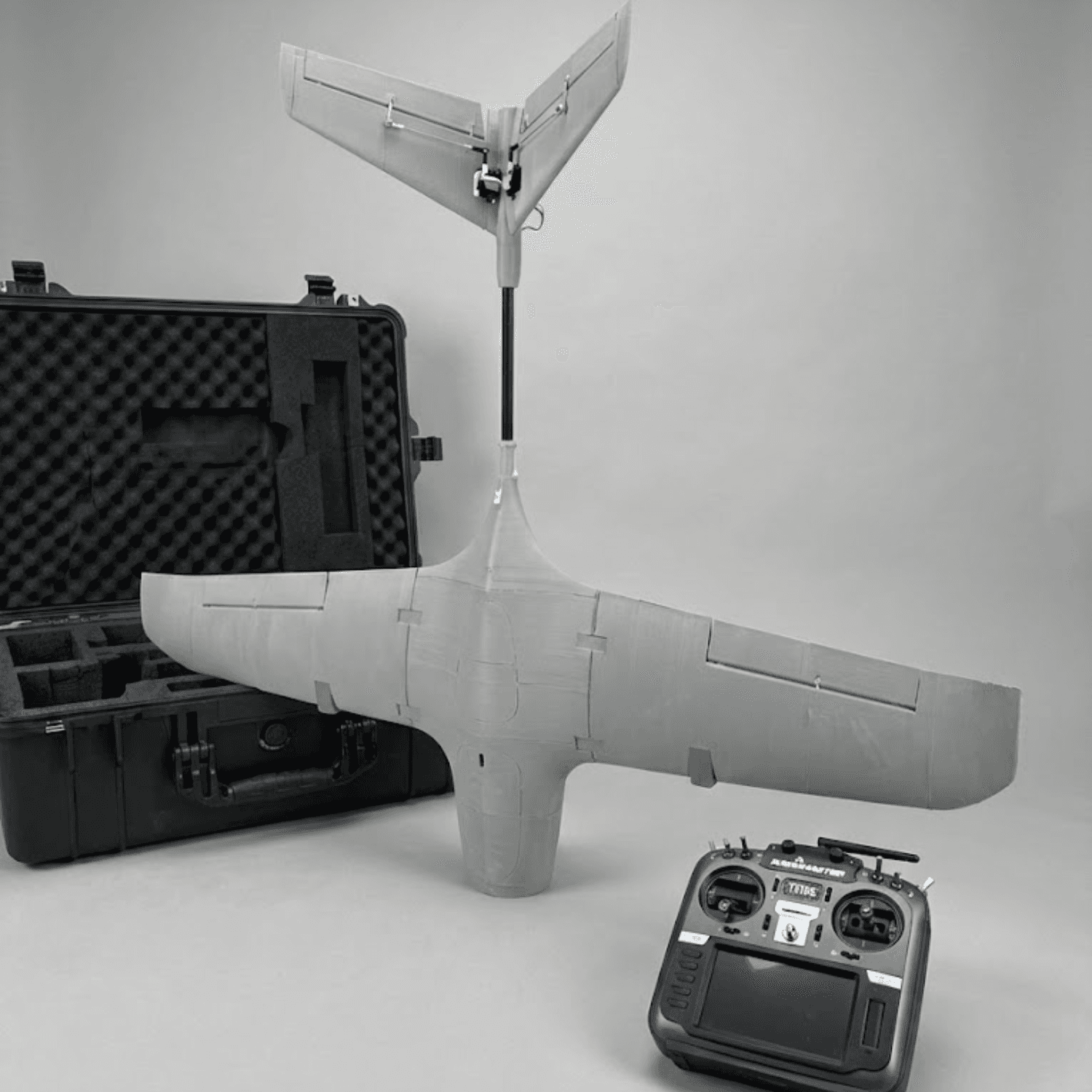 Long range VTOL drone with controller